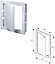 AirTech-UK Access Panel White Inspection Hatch Plastic Revision Door 450 mm x 450 mm
