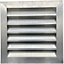 AirTech-UK Aluminum Louvre Grille 300 x 300 mm: Premium Weatherproof and Pest-Proof Protection for Your Home