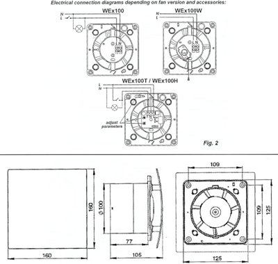 AirTech-UK Bathroom Extractor Fan 100 mm / 4" Metallic-gold Finish decorative Front Panel and Built in Humidity Sensor