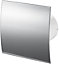 AirTech-UK Bathroom Extractor Fan 100 mm / 4"  Stainless Steel decorative Front Panel with Humidity Sensor
