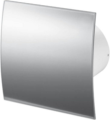 AirTech-UK Bathroom Extractor Fan 100 mm / 4"  Stainless Steel decorative Front Panel with Humidity Sensor