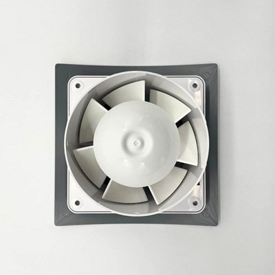AirTech-UK Bathroom Extractor Fan 100 mm / 4"  Stainless Steel decorative Front Panel with Humidity Sensor - 4