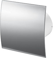 AirTech-UK Bathroom Extractor Fan 100 mm / 4" Stainless Steel decorative Front Panel with Pull Cord