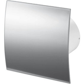 AirTech-UK Bathroom Extractor Fan 100 mm / 4" Stainless Steel decorative Front Panel
