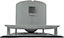 AirTech-UK Bathroom Extractor Fan 150mm/6 Matte Black Glass with Timer Sensor VF-W6GP