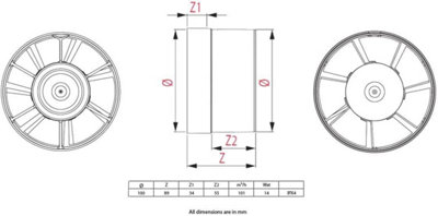 AirTech-UK Bathroom Fan Timer Model Shower Light Kit 100mm 4" with Transformer - 7