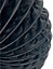 AirTech-UK Combi ducting 125mm Dia 5" Black Flexible Ducting Combi Duct Aluminium Flexible  (10 Meter)
