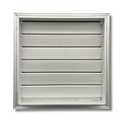 AirTech-UK Gravity Grille 200mm x 200mm Premium Anodized Aluminium Louvre Grill for Walls and Crawl Spaces - 4