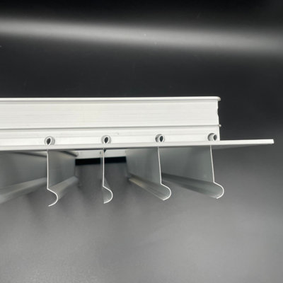 AirTech-UK Gravity Grille 200mm x 200mm Premium Anodized Aluminium Louvre Grill for Walls and Crawl Spaces - 5
