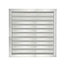 AirTech-UK Gravity Grille 500mm x 500mm Premium Anodized Aluminium Louvre Grill for Walls and Crawl Spaces