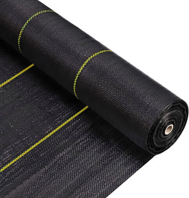AirTech-UK Heavy Duty Weed Control Membrane Garden Weed Barrier Fabric for Landscaping 2M Wide x 1M length