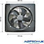 AirTech-UK Industrial Axial Commercial Extractor Fan Ventilator Exhaust Fan 300mm/ 12 inches 4 Pole Heavy Duty Powerful Low Noise