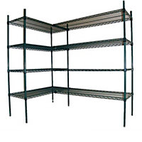 AirTech-UK Industrial Shelving Unit 355mm x 760mm for Cold Room Kitchen Food Storage