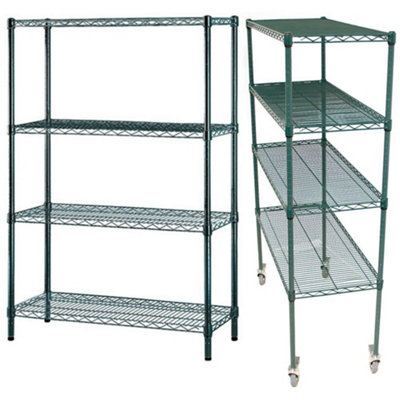 AirTech-UK Industrial Shelving Unit 355mm x 760mm for Cold Room Kitchen Food Storage