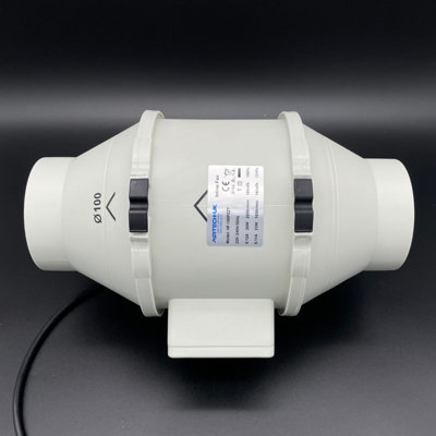 AirTech-UK Inline Bathroom Extractor Fan Kit Run on Timer 4 inches 100mm Powerful Quiet Damp Control  Loft Ceiling Mounted - 7