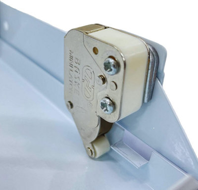 AirTech-UK Metal Access Panel Push Lock Inspection Panel Door Push Open Hinge Wall or Ceiling Mounted  (500 x 500 mm) - 5