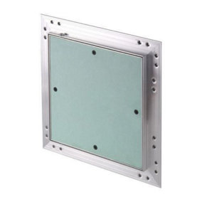 AirTech- UK Plasterboard Access Panels All Size with Aluminium Frame Inspection Hatch Revision Door (KRAL-12 (400X400))