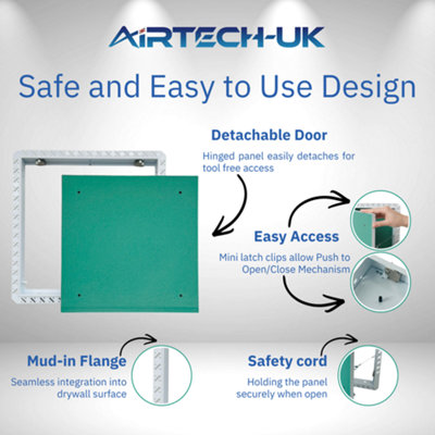 AirTech-UK Plasterboard Steel Access Panel Beaded Frame Inspection ...
