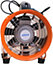 AirTech-UK Portable Blower 12" Commercial Ventilation Axial Metal Exhaust Blower Fan Industrial Extractor Workshop Fan 12"