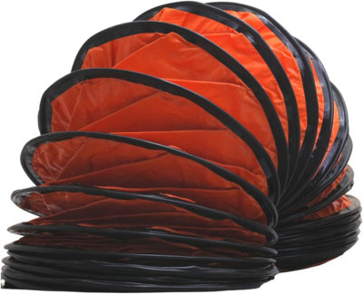 AirTech-UK PVC Ducting Flexible 16 inches/ 400mm for Portable Fan Air Transfer Hose 5 Meters Long Heavy Duty - 5