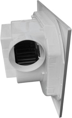 AirTech-UK Silver Bathroom Extractor Fan with 12 W LED Light Ceiling 100mm / 4 inches Exhaust Fan - 4