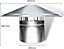 AirTech-UK Stainless Steel Roof Cowl 150mm Ducting Pipe Woodburner Flue Liner Ventilation Pipe Rain hat Chimney Pot  (150mm/6")