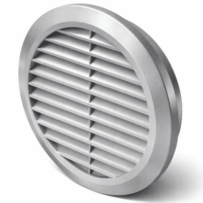 AirTech-UK T36SS Adjustable Grille Silver Satin 100-150MM