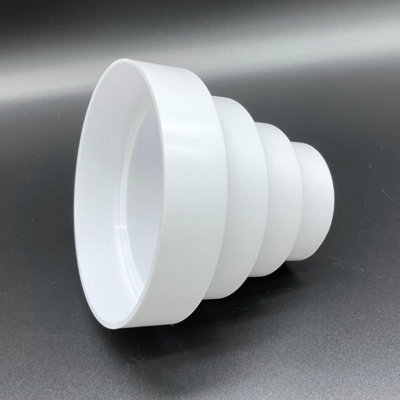 AirTeck-UK Universal Ventilation System Reducer - 80/150 mm Diameter Transition Tube Connector for Efficient and Quiet Ventilation - 4