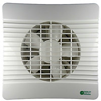 Airvent 435405 Low Profile Kitchen / Utility Room Axial Extractor Fan (Humidistat / Timer Model)