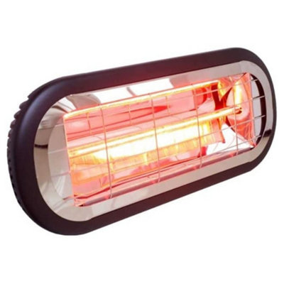 Airvent 497285 SUNB2000BL Sunburst Mini Infrared Wall Mounted Radiant Heater - 2kW