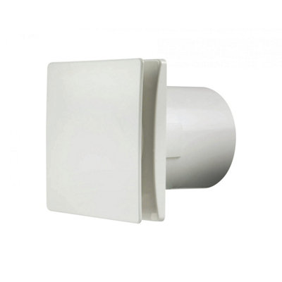 Airvent Airvent Tile Fan with Timer, Humidistat - 100mm Axial Fan for ...