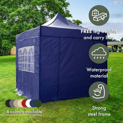 Pop up waterproof gazebo with sides hotsell