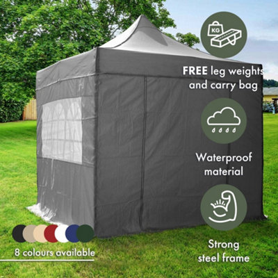 Airwave Four Seasons Essential 2.5x2.5 Pop Up Gazebo with Sides