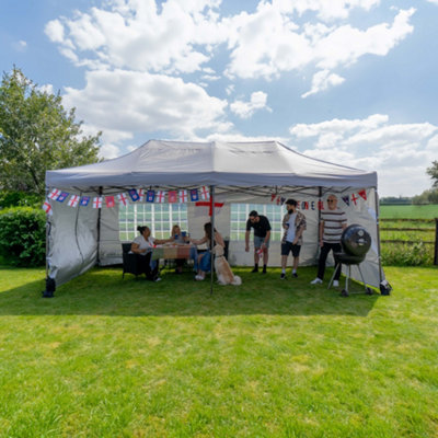 Airwave Four Seasons Essential 2x2 Pop Up Gazebo with Sides Beige