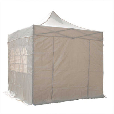 Airwave Four Seasons Essential 3x3 Pop Up Gazebo with Sides Beige