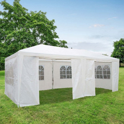 Airwave Party Tent 6x3 Gazebo White DIY at B Q