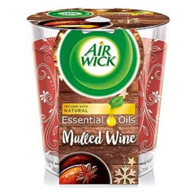 Airwick Air Freshener Candle Mulled Wine Fragrance 105g