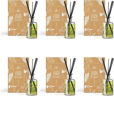 AirWick Air Freshener Reed Diffuser, Orange Blossom and Amber 200ml ...