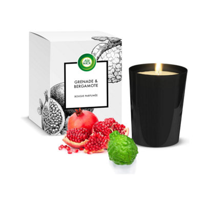 AirWick Scented Candle Pomegranate & Bergamot 220GM