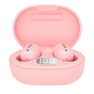 Aiwa EBTW-150 Pink Dot Pods Wireless Headphones