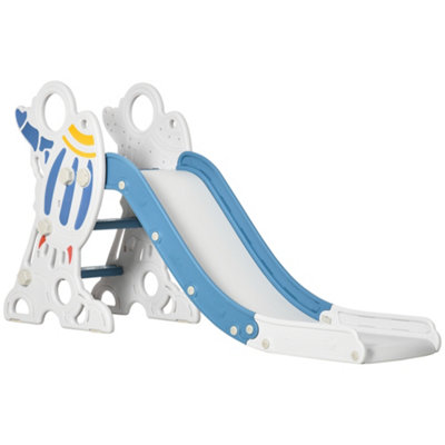 AIYAPLAY Baby Slide Freestanding Slide for Kids 1.5-3 Years Space Theme, Blue
