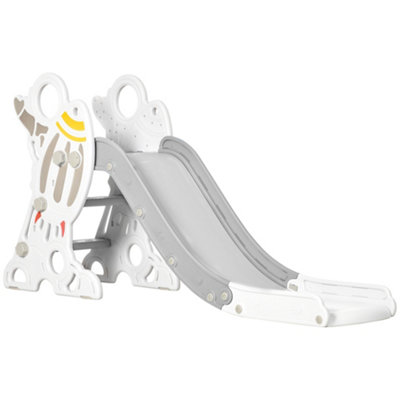 AIYAPLAY Baby Slide Freestanding Slide for Kids 1.5-3 Years Space Theme, Grey