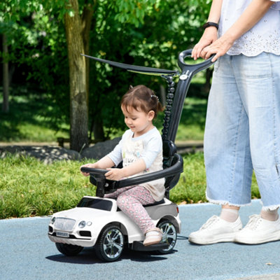 AIYAPLAY Bentley Bentayga Licensed Baby Push Car w/ Under Seat Storage ...