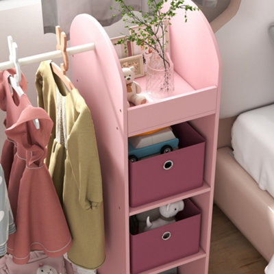 strapless open back dress Deluxe Montessori Dress Up Rail | LED Mirror & Storage | 1.09m