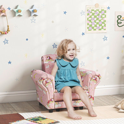 Toddler Armchair Kids Unicorn Armchair Sophie Allport Unicorn - Main Image