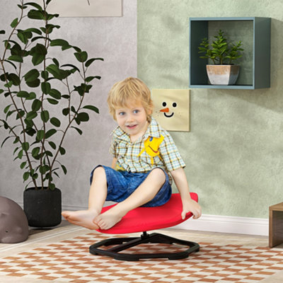 AIYAPLAY Sensory Spinning Chair for Kids, for Balance, Coordination, Red