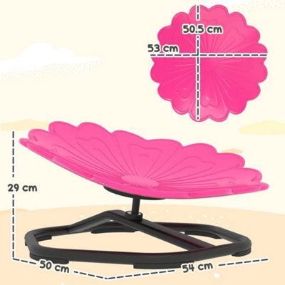 AIYAPLAY Sensory Spinning Chair, Kids Swivel Chair, Pink