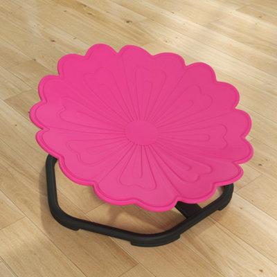 AIYAPLAY Sensory Spinning Chair, Kids Swivel Chair, Pink