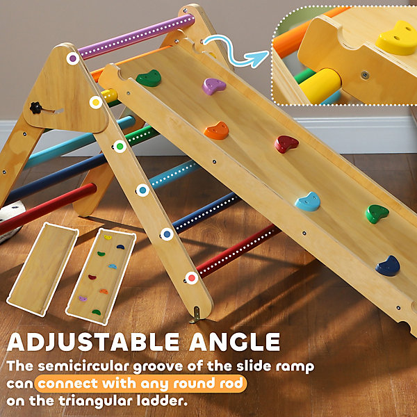 AIYAPLAY Toddler Climbing Frame, Wooden Indoor Pikler AIYAPLAY Toddler Climbing Frame, Wooden Indoor Pikler