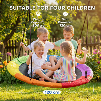 AIYAPLAY Tree Kids Nest Swing Heavy Duty 300kg Waterproof 120 cm